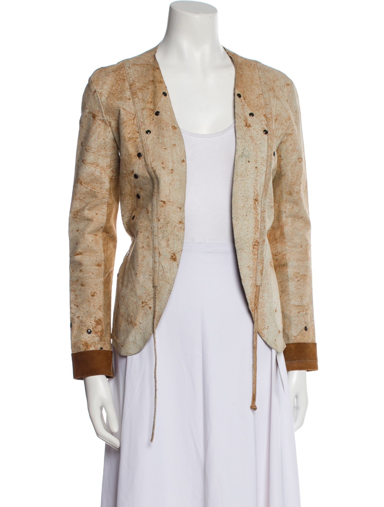 Nicole Miller Printed Evening Jacket